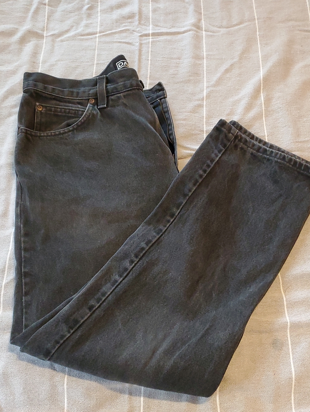 Men Black Washed Jeans Relaxed Fit